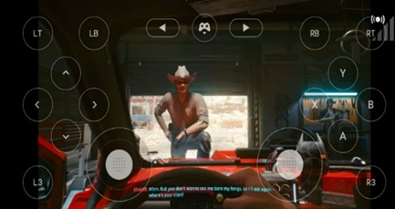 Cloud Gaming Demonstration by playing Cyberpunk 2077 on mobile
